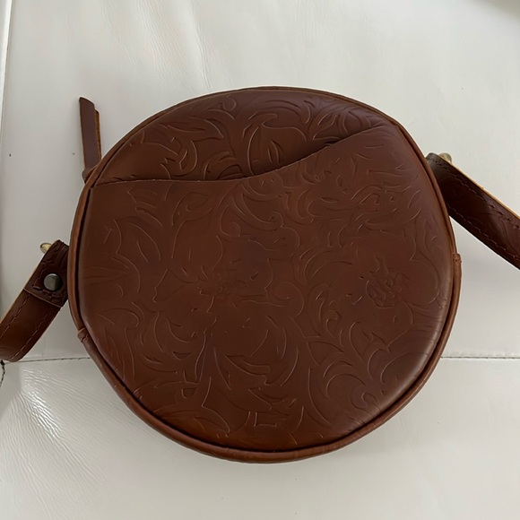 Portland Leather Handbags - Portland Leather Small Circle Crossbody Meadow
